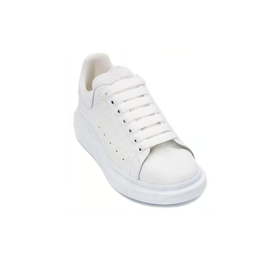 Alexander Mcqueen Glow In The Dark Oversized Sneaker 'White Multicolour' Women's 612687WHXM49035