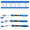 Fishing Rod and Spinning Reel Set Mini Children Carbon Fiber Rod Combo Carp Bass Rod Kit