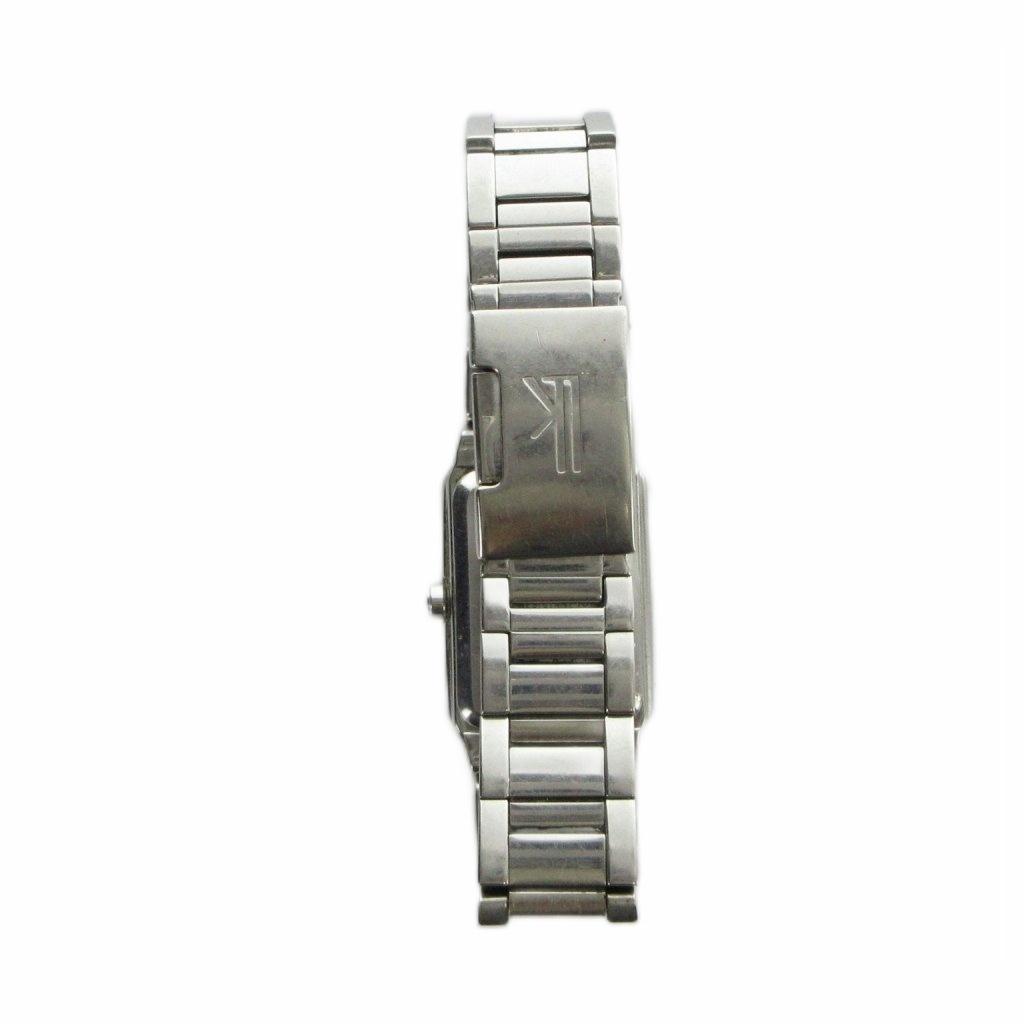 SEIKO Lukia Watch Quartz Square Roman 10P Diamond Silver Color 1N01-0BY0 GY18/ MQ Women's