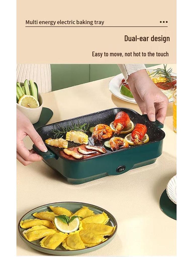 Portable Multi-Functional Electric Griddle and Grill
