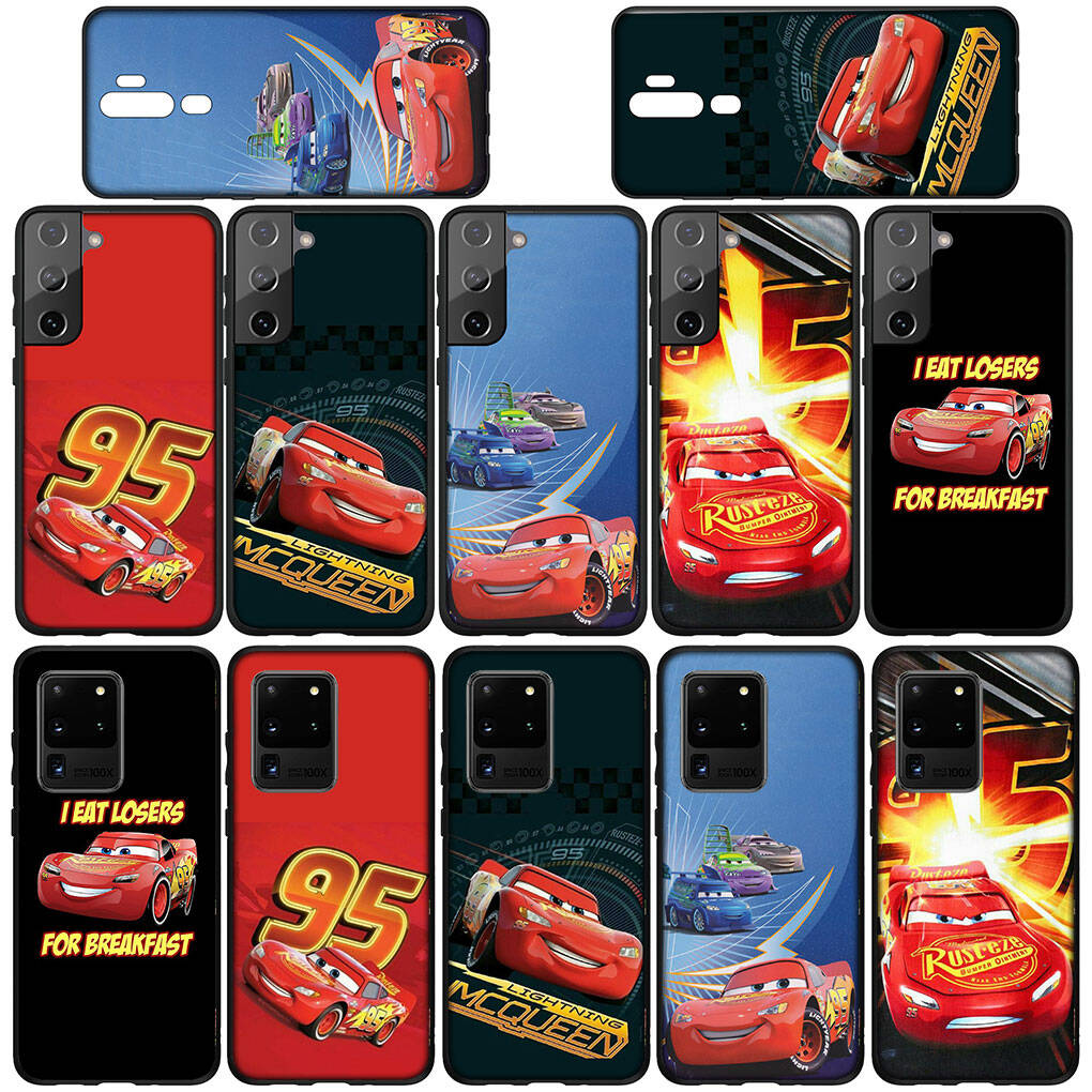For iPhone 17 16 15 Xiaomi Poco F7 F8 X7 X6 C85 C75 C71 M8 Redmi Note 14 13 12 11 Pro Max 14C 13C 15C A3 Phone Case Cartoon Cars Lightning McQueen 95