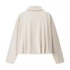 European and American style, new women's clothing, fashion bomber jacket, bat sleeve zipper casual top