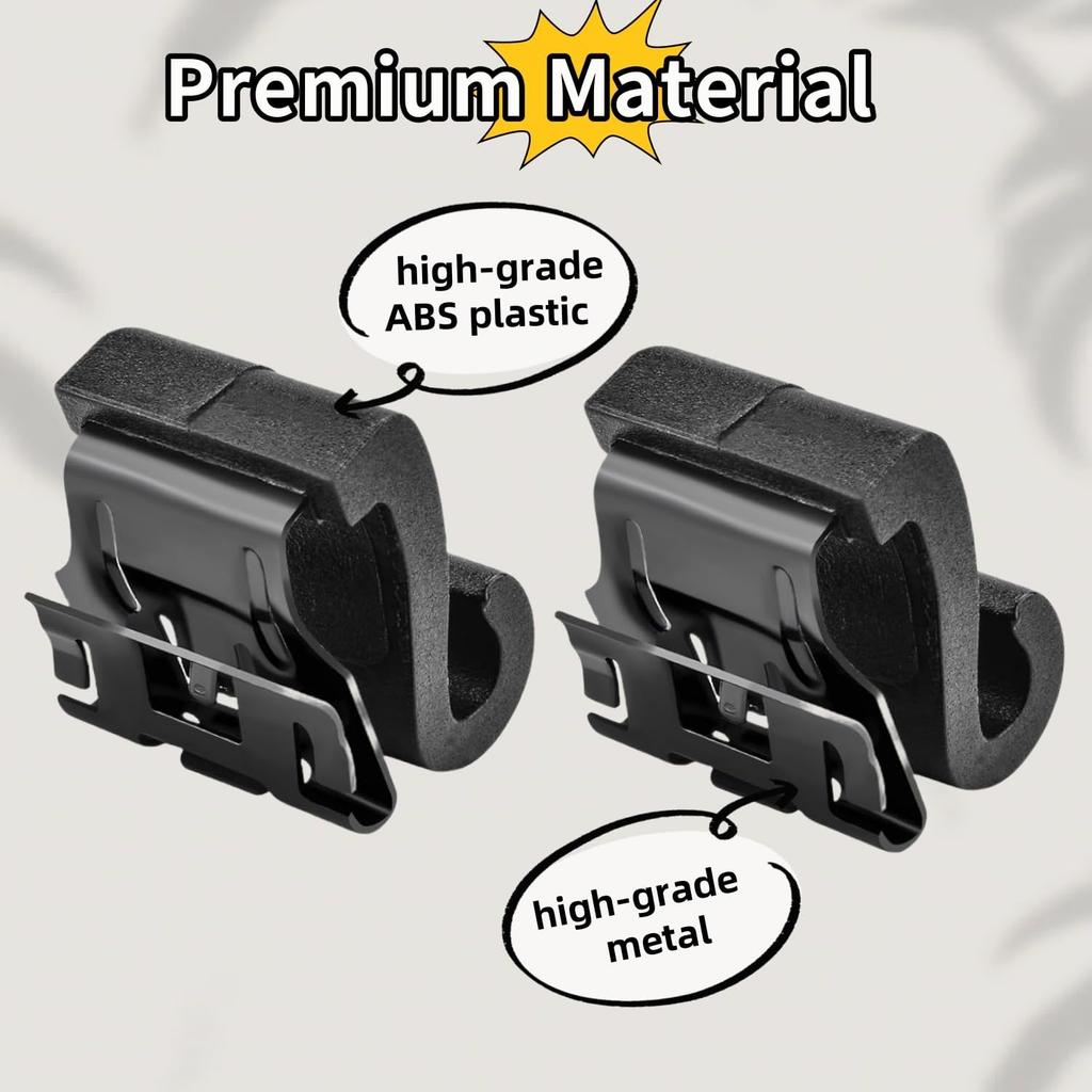 2PCS Window Shade Hook Compatible with Pacifica 2017-2024 and Voyager - Replaces OEM Part Number 5XR76DX9AA Car Sunshade Hook Clips