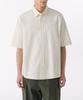 Oversized Oxford Short Sleeve Shirt [Cream]