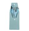 Mini 8-Piece Portable Makeup Brush Set: Soft Bristle Eyeshadow and Foundation Brushes