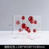 Creative Creative Square Acrylic Cover Sphere Decoration Living Room Porch Cabinet Crafts Ornament Modern Clear Acrylic Square H
