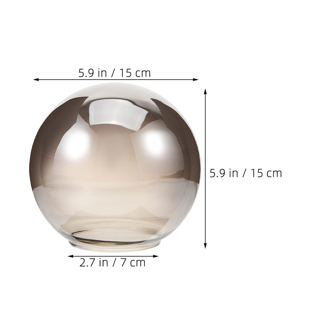 Pendant Lampshade Glass Globe Light Cover Exquisite Style Good Touching Feeling Safe Practical Long Lasting Use
