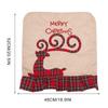 Decor Santa Claus New Year Kitchen Supplies Christmas  Decorations Chair Covers Chair Seat Cover