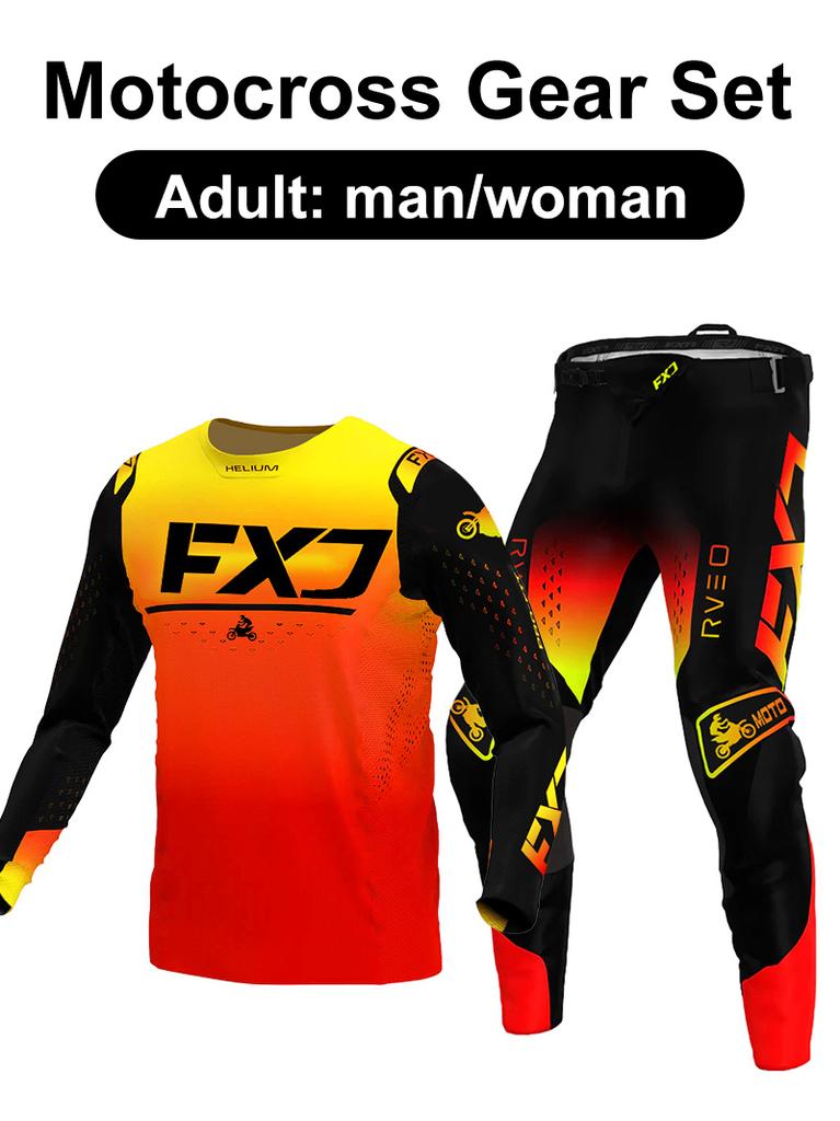 Motocross udstyrssæt Enduro cross Trøje Bukser Sæt Racer Udstyrssæt Off-road Herre Sæt Damebjerg Downhill Motorcykel MX