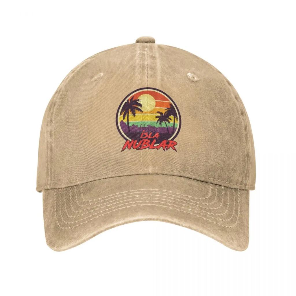 Isla Nublar Holiday Cap Cowboy Hat All Seasons Travel Adjustable Snap back hat Sunscreen mens tennis Women's
