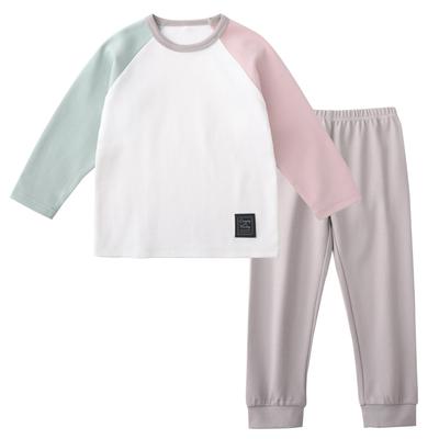 WEAR SHOW Winter Long Boys and Top and Junior and Premium Kindergarten Long Sleeve Baby Fall and Winter School Entrance Set Pink X Kids' Pajamas,