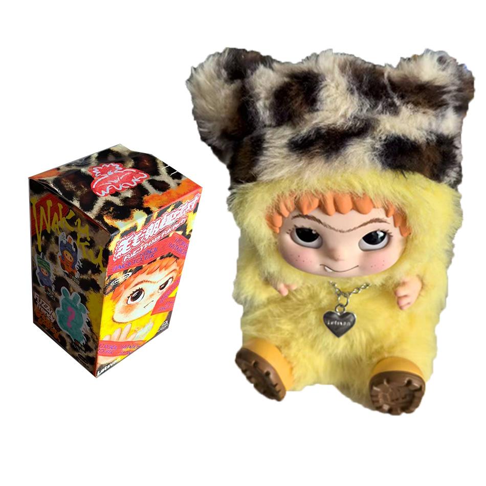 Genuine Letsvan Wakuku Mysterious Blind Box Fuzzy Trendy Fun Party Plush Collection Kid Toy Kawaii Figurine Doll Surprise Gift
