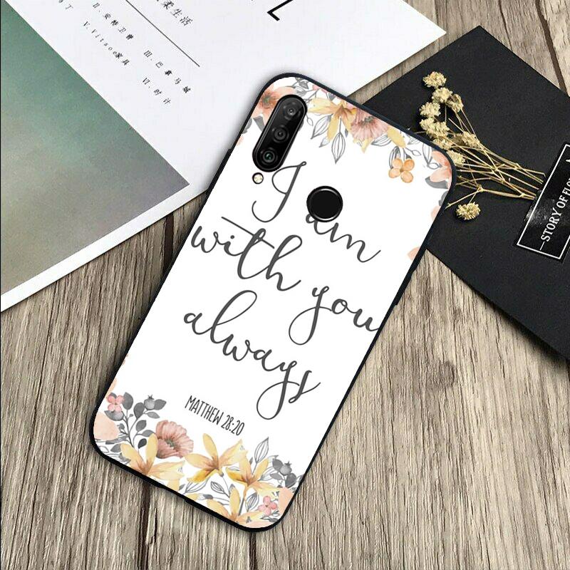 Bible Verse Jesus Christ Christian For Huawei Nova 11 9 10 SE Y70 Y60 Y90 Y61 Y91 Y73 Y72 12i 11i 8i P30 P40 Lite P60 Pro Case