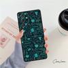 Vintage Seamless Chemistry Laboratory phone case For Samsung Galaxy S24 S25 S23 S22 Ultra Note 10 20 Plus S20 S21 FE Cover