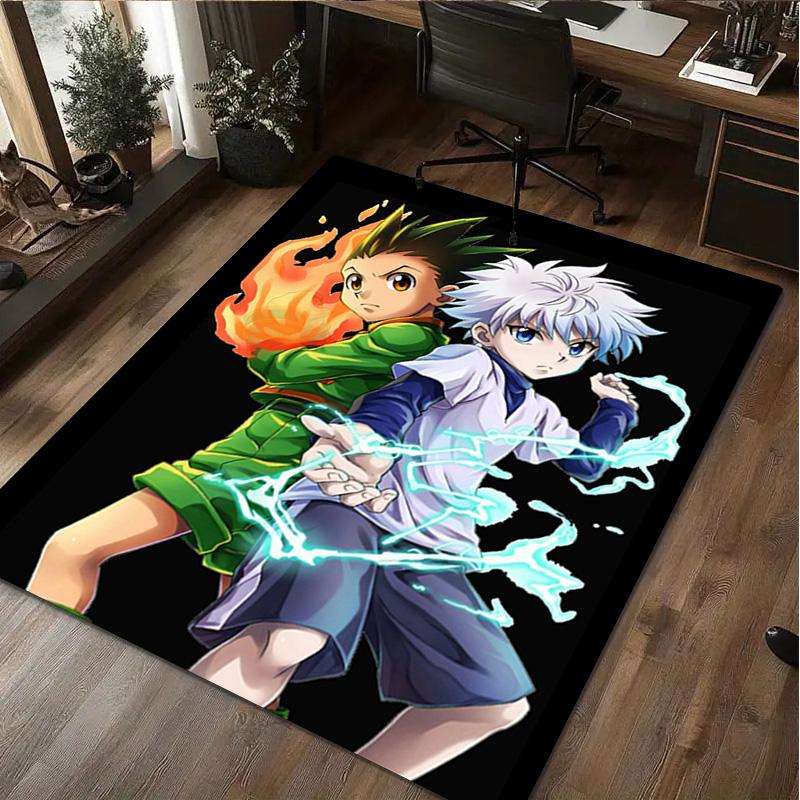 Hunter x Hunter Print Rug - Computer Chair Area Rug home decoration Carpet For Living Room Bedroom Flooring Mat