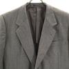 Lanvin 80s 90s Wool Blend Old Tailored Jacket 7 Gray Blazer Men's Used