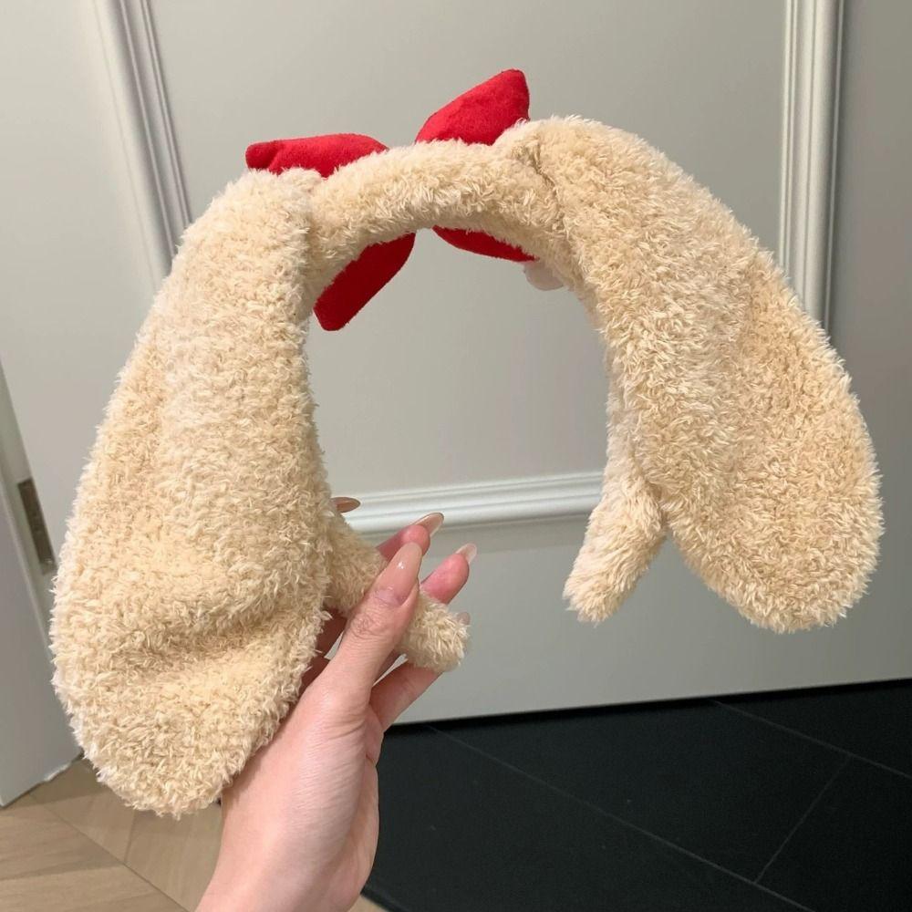 Soft Plush Headbands Fluffy Animal Hair Hoops Cartoon Headwear Cute Hairbands Girls