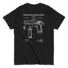 1911 PISTOL PATENT, 45 Cal GUN Unisex Classic T-Shirt