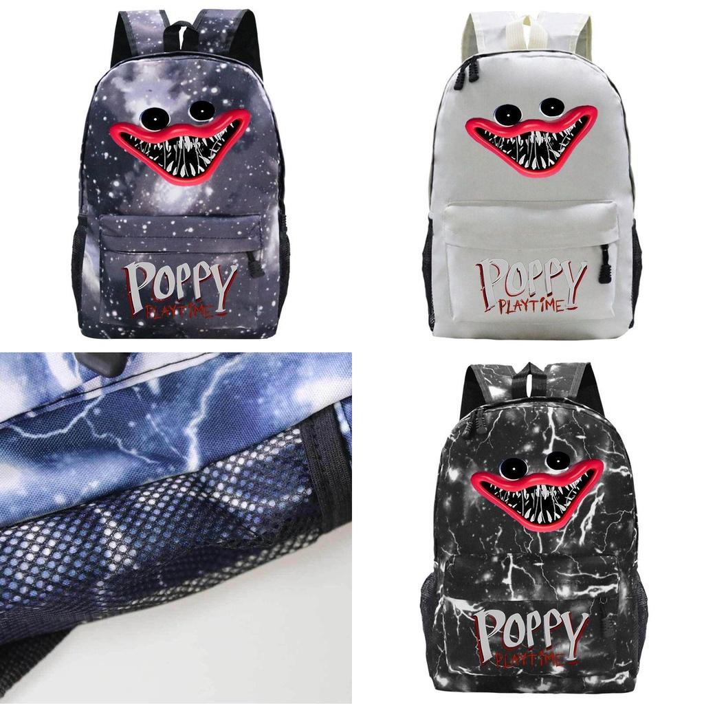 Poppy Playtime Backpack For Kids High Capacity And Breathable School Bag For Boys And Girls