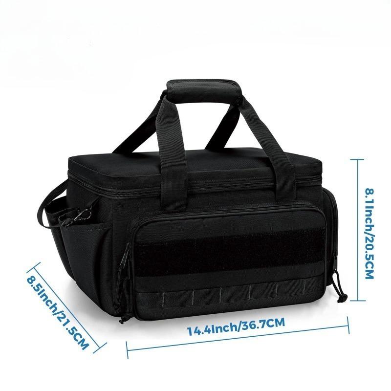 14 Heavy Duty Tactical Tool Bag For Handymen Carpenters Portable Tool Storage Bag Non-slip Base Multipurpose Organizer handbags чёрный