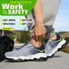 Safety Footwear Men Work Boots Lightweight Sneakers Puncture-Proof Work Shoes Indestructible Male Steel Toe Sport Shoes