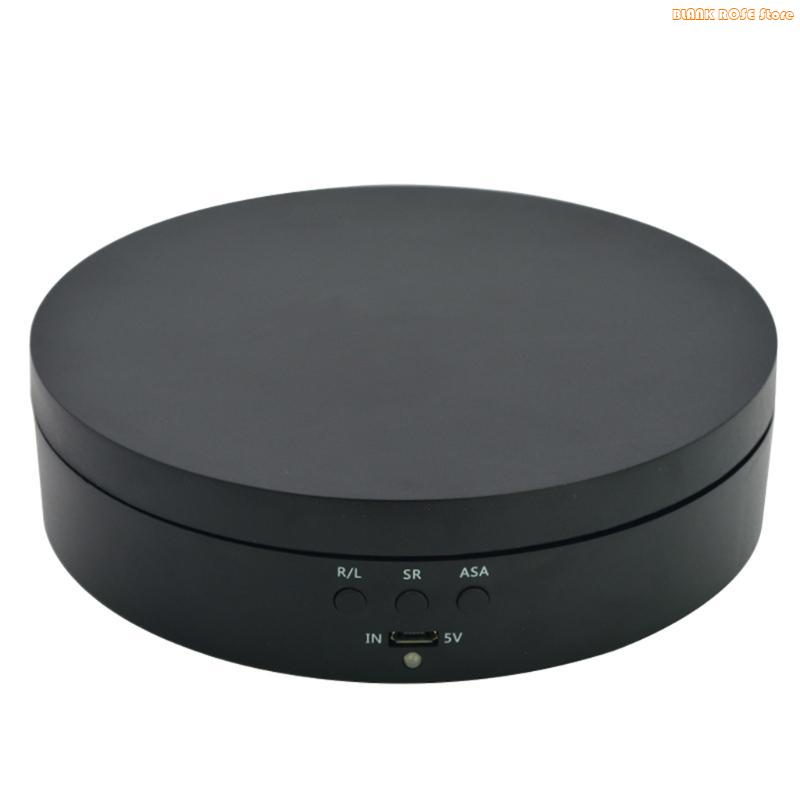 K1AE Electric Display Turntable 360 Degree Motorized Turntable Adjustable Rotating Display Stand for Photography Products