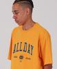 ALL DAY HOOPS All Day Arch Logo Short Sleeve T-Shirt Mustard