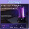 Lampe Tueur de Moustiques USB Rechargeable Intérieur Extérieur Avec Choc Électrique Pour Camping et Usage Domestique
