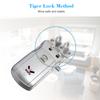 WF 018 Wireless Remote Control Lock Security Invisible Keyless Door Entry Intelligent Lock Zinc Alloy Metal with 4