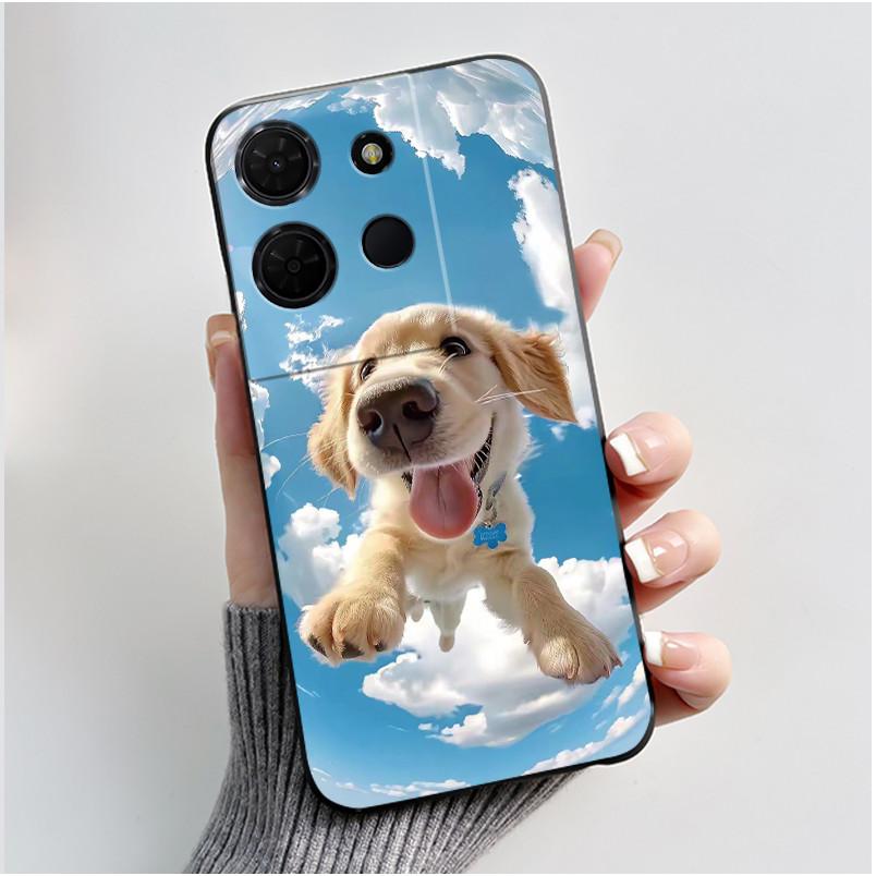 Bright New Pattern Anti-scratch Black Casing For TCL 503 Pattern Cover For TCL K32 5G (T513W)/TCL K33 5G (T513Z) Soft Case