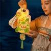 Glowing Mid-Autumn Festival Lantern Cartoon Lantern DIY Material Package Rabbit Lanterns  Gifts