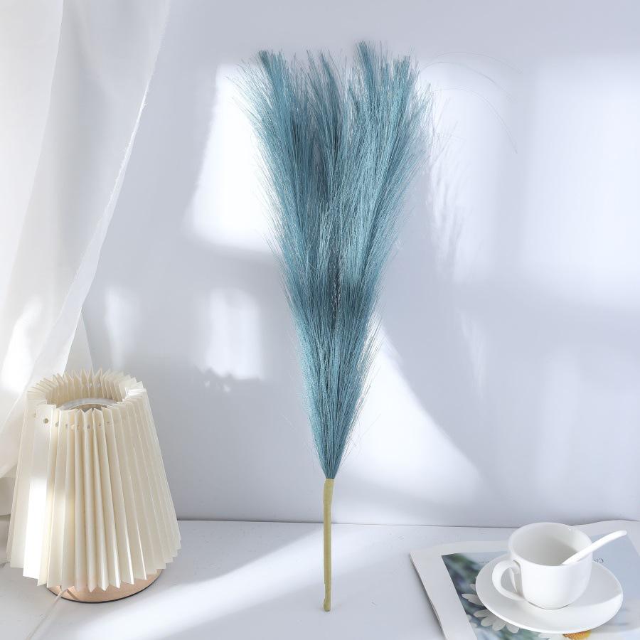 Classic Fireworks Reed Grass Wedding Decoration - 5-Prong Floral Arrangement Fake Flower Ornament