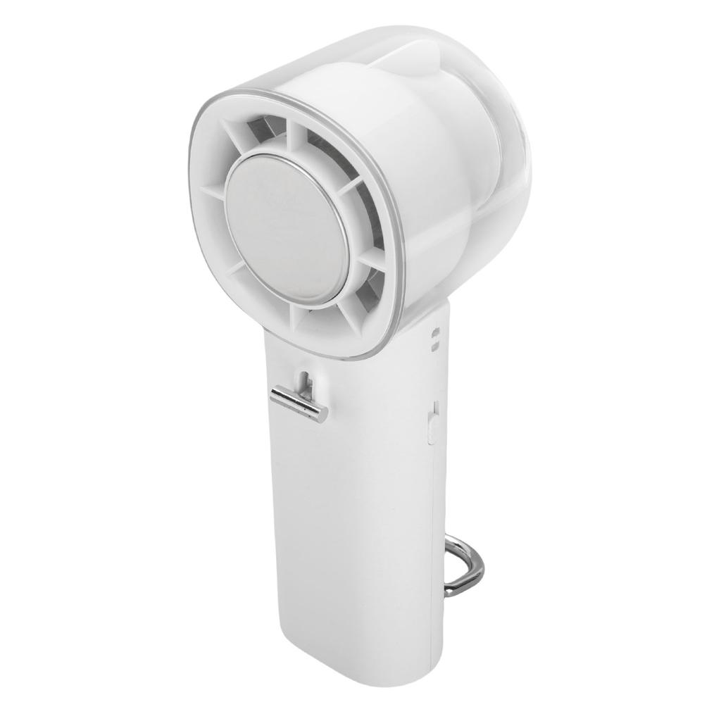 Portable Handheld Fan 5 Speeds Quiet Rechargeable   High Speed Cooling Fan with Lanyard for Travel Home Beach