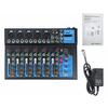 Mixer Audio DJ cu Bluetooth, 7 Canale, 30W, Microfon, Control, Ecrane LED Digitale, Streaming Muzică, Karaoke, KTV, Petrecere