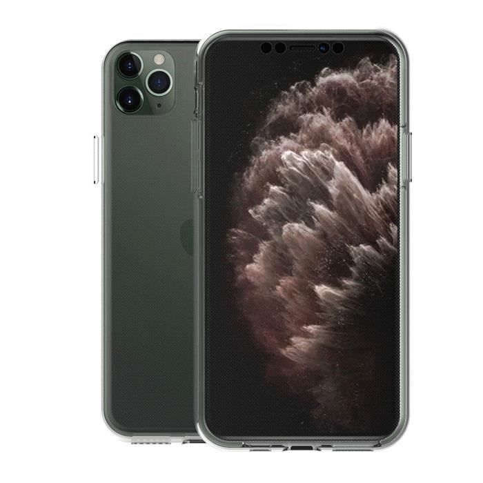 Case for Apple iPhone 11 PRO MAX - Full Body Silicone Transparent Protection Soft Touch 2 Parts Interlocking Phonillico®
