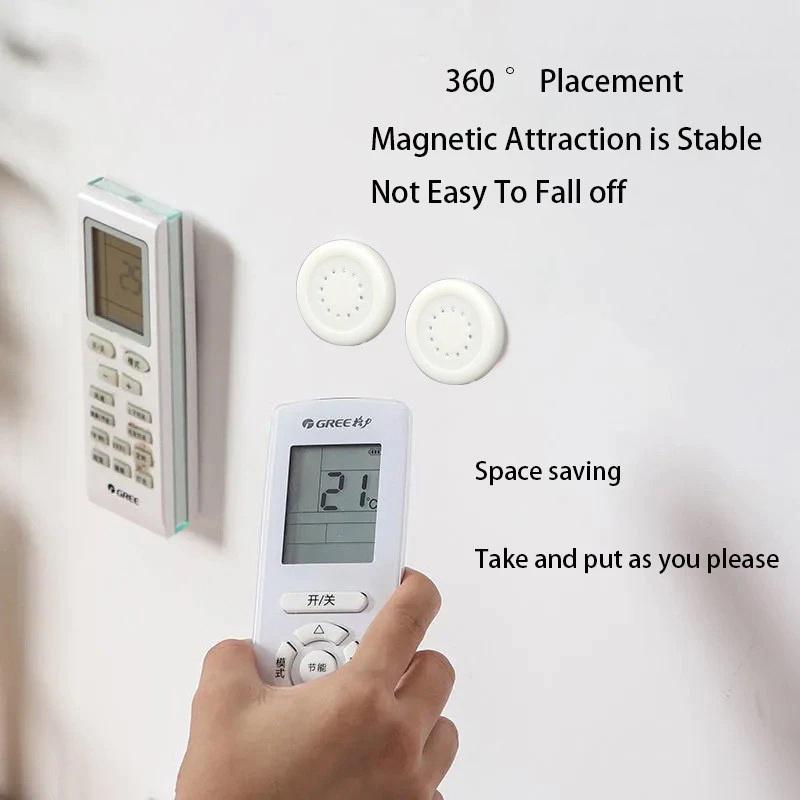 Magnetic Remote Control Wall Holder Strong Magnet Easy Installation For Home Living Room Office Bedroom
