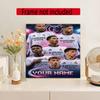 Mbappe Personalized Text Diamond Painting Round Diamond Mosaic Rhinestones Diamond Embroidery Craft Kit Wall Decor Without Frame