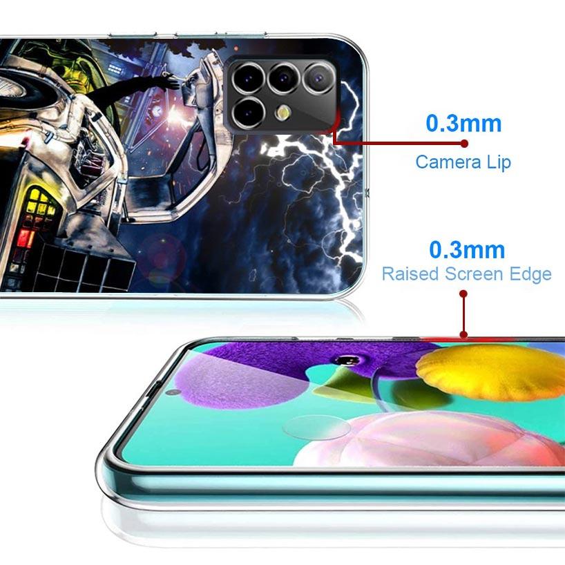 Back To The Future Time Machine Case Phone Cover for Samsung Galaxy A17 A16 A15 A14 A13 A56 A55 A54 A53 A36 A35 A34 A33 A26 A25