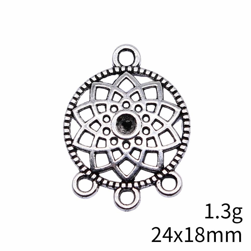 Graduation Accessories Women Round Multi-Hole Earring Connector Accessories Parts Clearance Sale Items Accessories For Girls