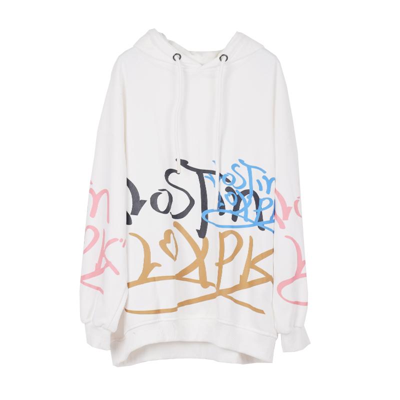 Xitao Loose Hooded Long Sleeve Hoodie WMD2606