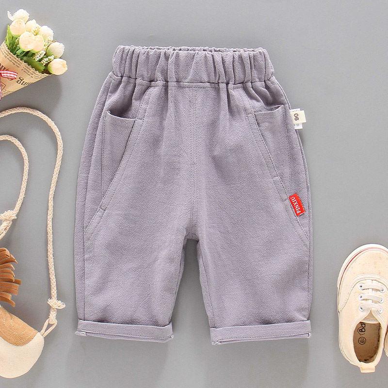 

Шорты для мальчиков Летний тонкий стиль Детские бриджи Детская одежда Детские и детские летние бриджи 130