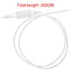 ABUL-4 Pcs 2 Meter Syphon Tube Hand Fuel Pump Siphon Hose Gas Oil Water Fuel Transfer Siphon Pump For Water