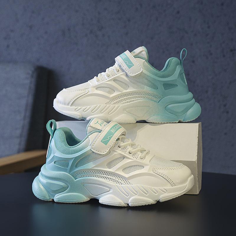 New spring and summer middle and university children Korean version primary school boys tide shoes 2025 girls sports shoes heightening dad shoes