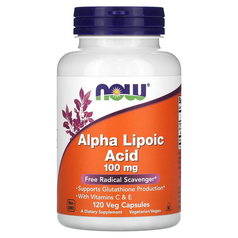 Alpha Lipoic Acid, 100 Mg, 120 Veg Capsules