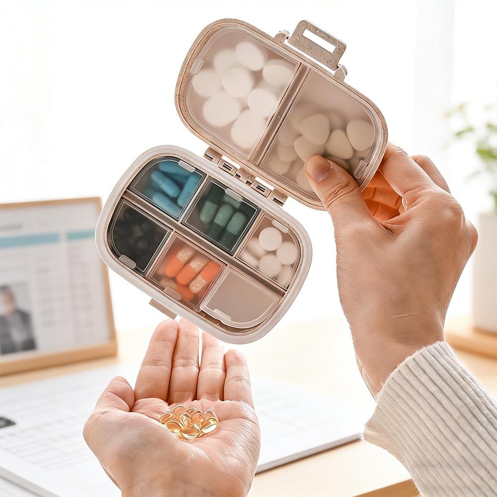 Multifunctional Portable Pill Box Weekly Medicine Organizer for Home Office Travel