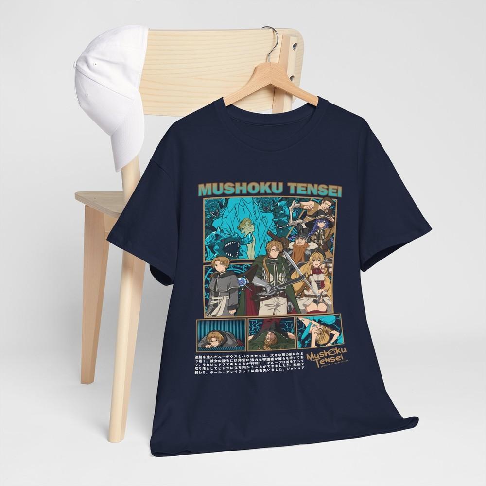 Mushoku Tensei Tshirt Migurida Jobless Reincarnation Horror Anime Shirt Gift M