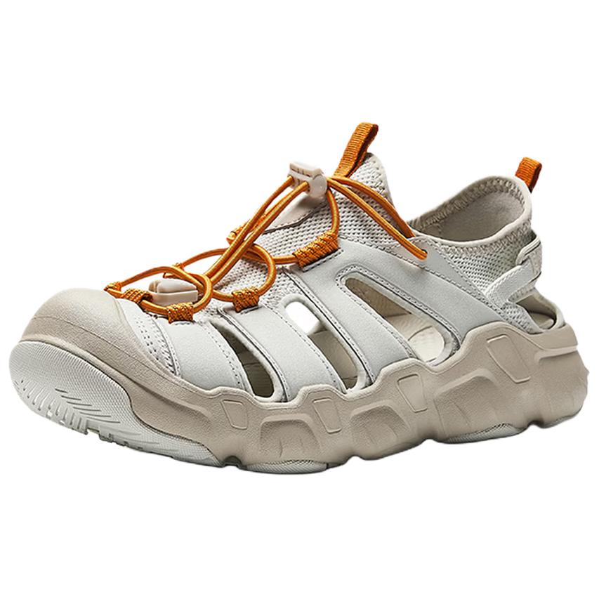 Anta Tanchuan Fabric Synthetic Leather Comfortable Non-Slip Breathable Lightweight Creek Shoes Women Shoes Fog-Gray 922626656-6