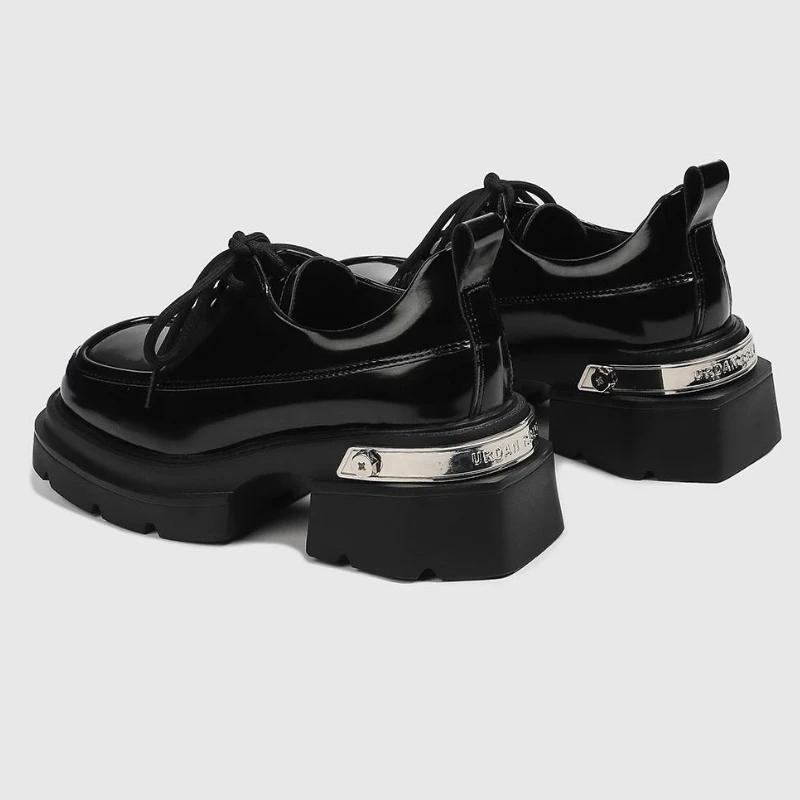 Women's Shoes Loafers Square Heels with Medium Toe Ladies Pumps Platform 39 Chic Point Y2k Comfortable and Elegant 2025 Trend