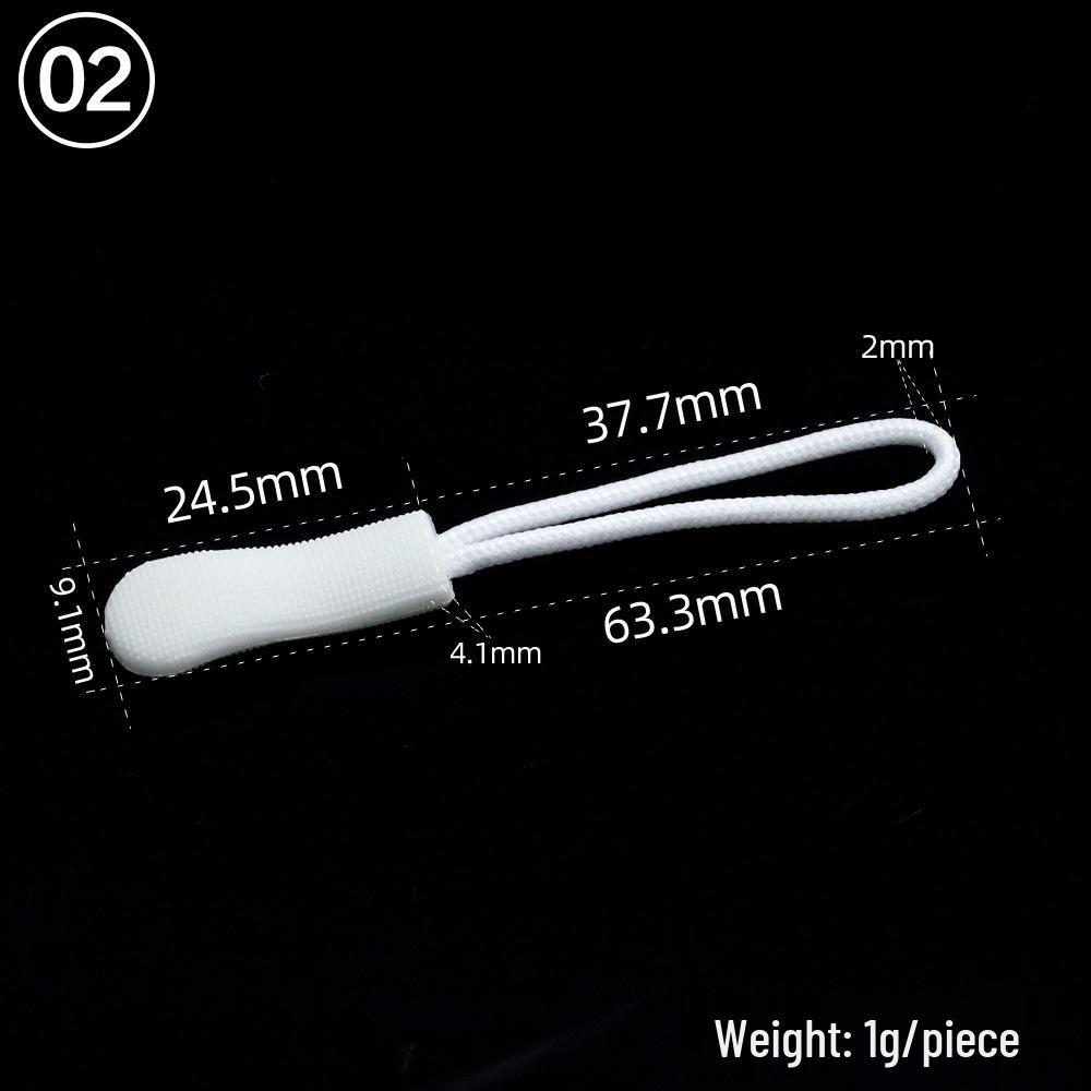 Eco-friendly TPU Caterpillar Zipper Head Pull Cord