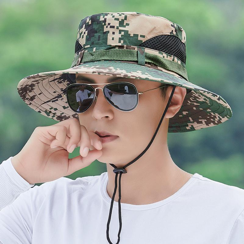 Fisherman Hat Men Summer Sun Protection Cap With Short Brim For Fishing And Outdoor Activities